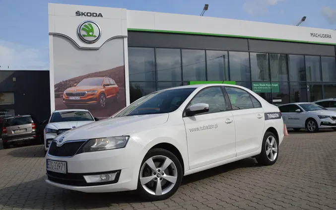 łódzkie Skoda RAPID cena 19900 przebieg: 333600, rok produkcji 2016 z Biecz